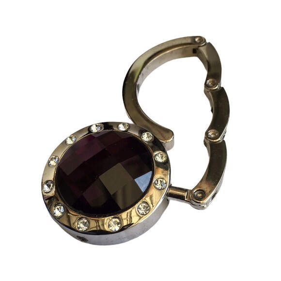 Metal Table Hanger Table Clasp Purse Hook Handbag Holder Folding Bag Holder - Picture 4 of 5